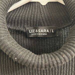 Tank top with turtleneck black Brand Liz and Sara